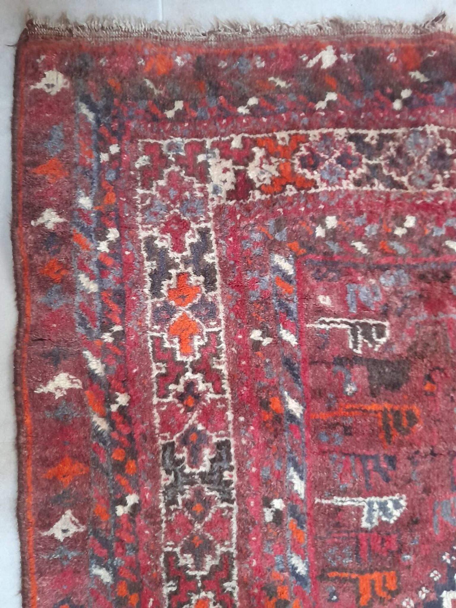 Grand Tapis Tribal Qashqai (Iran) – 343 x 237 cm