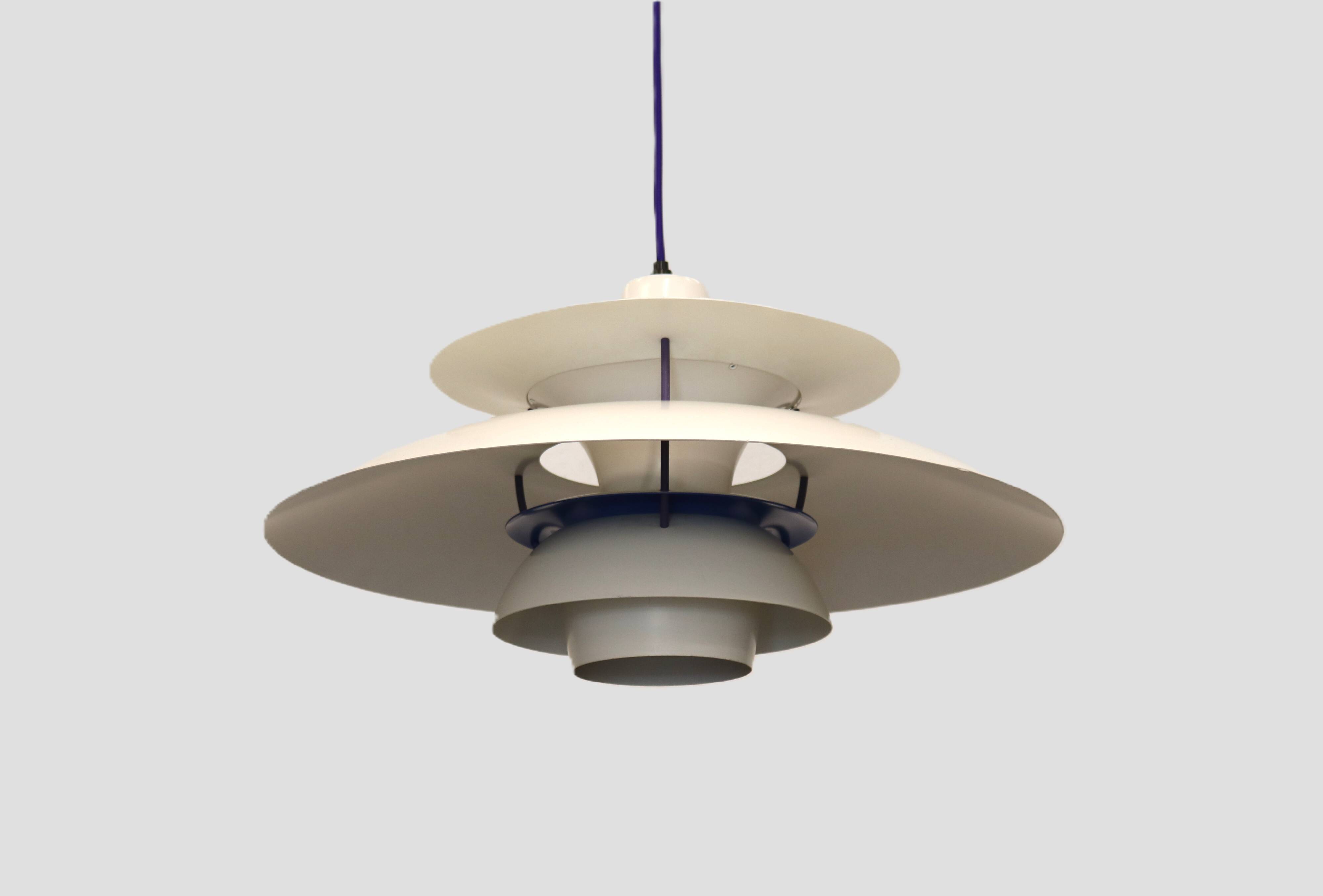 The genuine Danish item - PH5 pendant - original white colour - Louis Poulsen