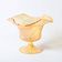 Carnival Glass Cadle Holder Plisse / Vetreria Vetrart / Italy / 1990s
