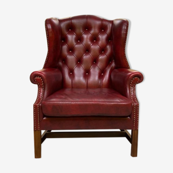 Vintage Chesterfield Wingchair