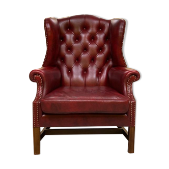 Fauteuil Chesterfield vintage