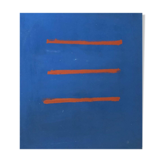 Abstract Blue Painting