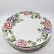 Rose Garden Plates Set by Showa Art Workshop Japan (Set of 6)