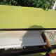 Yellow formica buffet