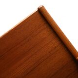 Vintage bookcase with storage compartment