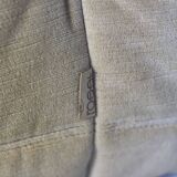 Chauffeuse d'angle Togo velours beige par Michel Ducaroy pour Ligne Roset