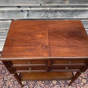 Napoleon III-era mahogany hairdresser Louis XVI