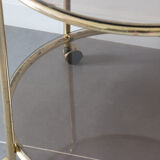 Golden serving table