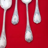 Christofle marly model - 7 dessert spoons - entremet