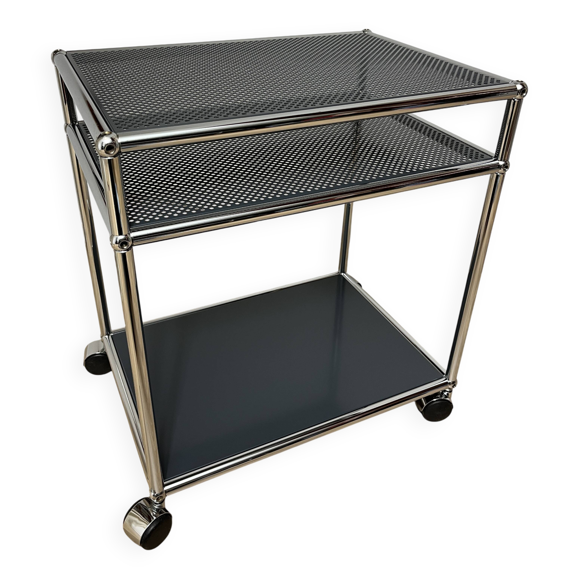 USM Haller side table in Anthracite Grey