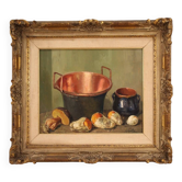 Superbe tableau signé nature morte du milieu du 20ème siècle