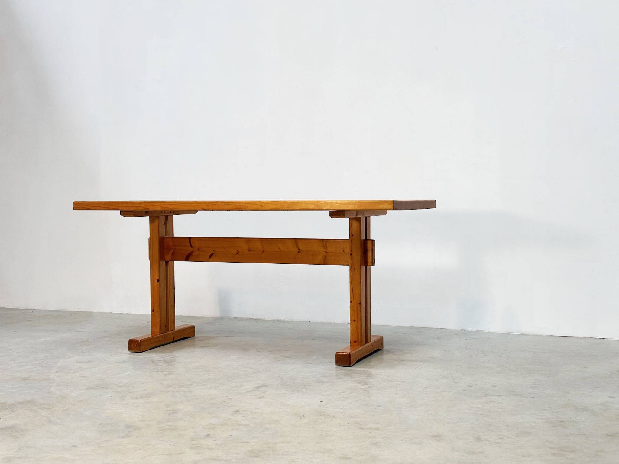 Les Arcs Dining table or desk by Charlotte Perriand