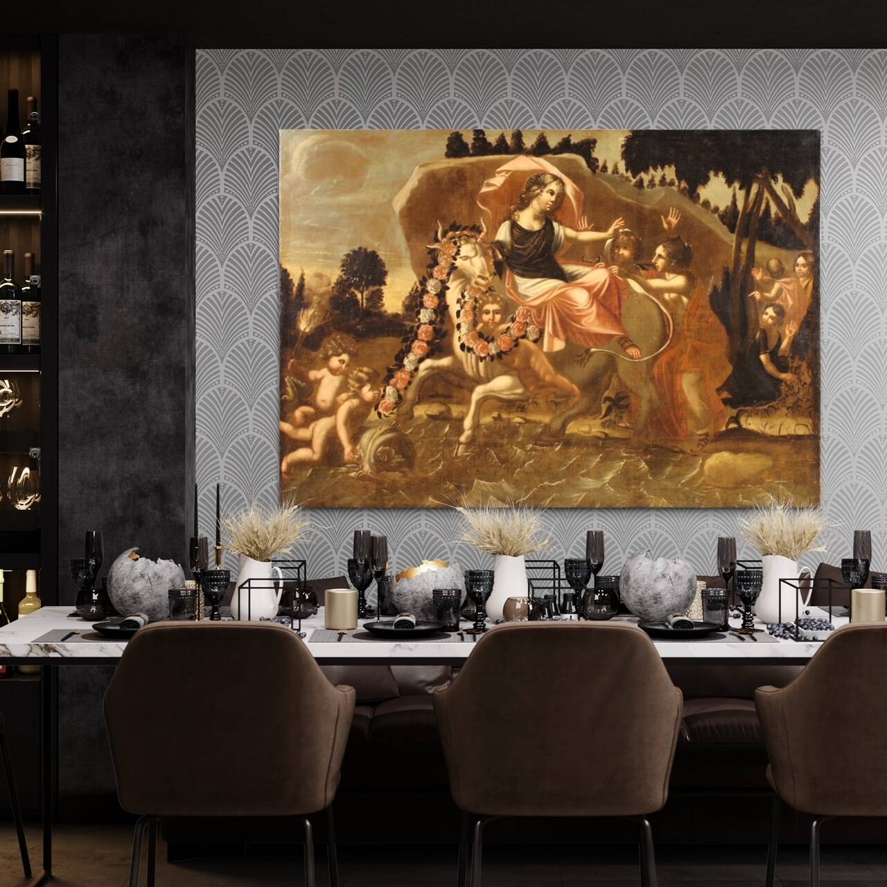 Tableau mythologique du XVIIe siècle, L'Enlèvement d'Europe