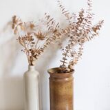 Vintage stoneware vase signed