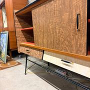 Vintage Formica sideboard from the 1960s/70s, Scandinavian Midcentury modern