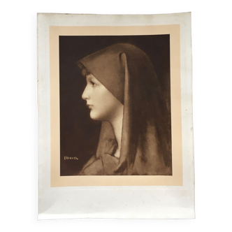 Photo print Sainte Fabiola after Henner