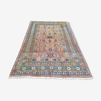 Tapis d'orient fait main vintage persan Ardebil 252 x 166 cm