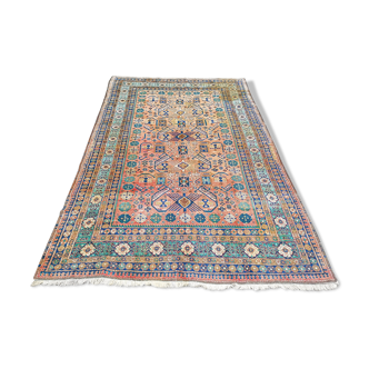 Ardebil vintage handmade Persian oriental rug 252 x 166 cm