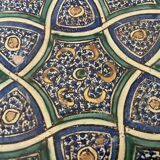 Polychrome Dish Ghotar from Fez Morocco XIX Africa