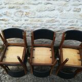 Scandinavian chairs in skaï
