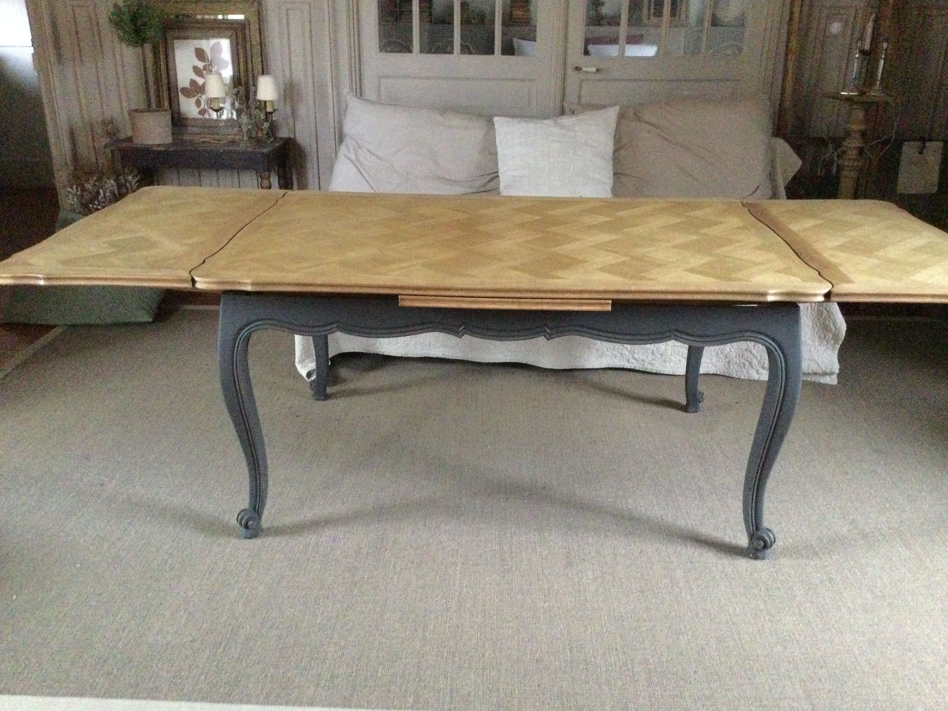 Old oak dining table