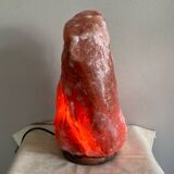 Genuine Himalayan salt stone lamp from the 1970s
