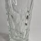 Sèvres crystal vase with rough glass pattern, 26 cm