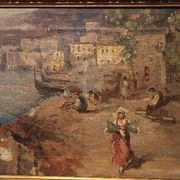 Oil painting on canvas by Salvatore Balsamo (Naples 1894-1922)
