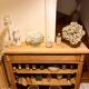 Bibliothèque en bois brut