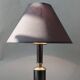 Carcel lamp in metal and gilded brass 1960.