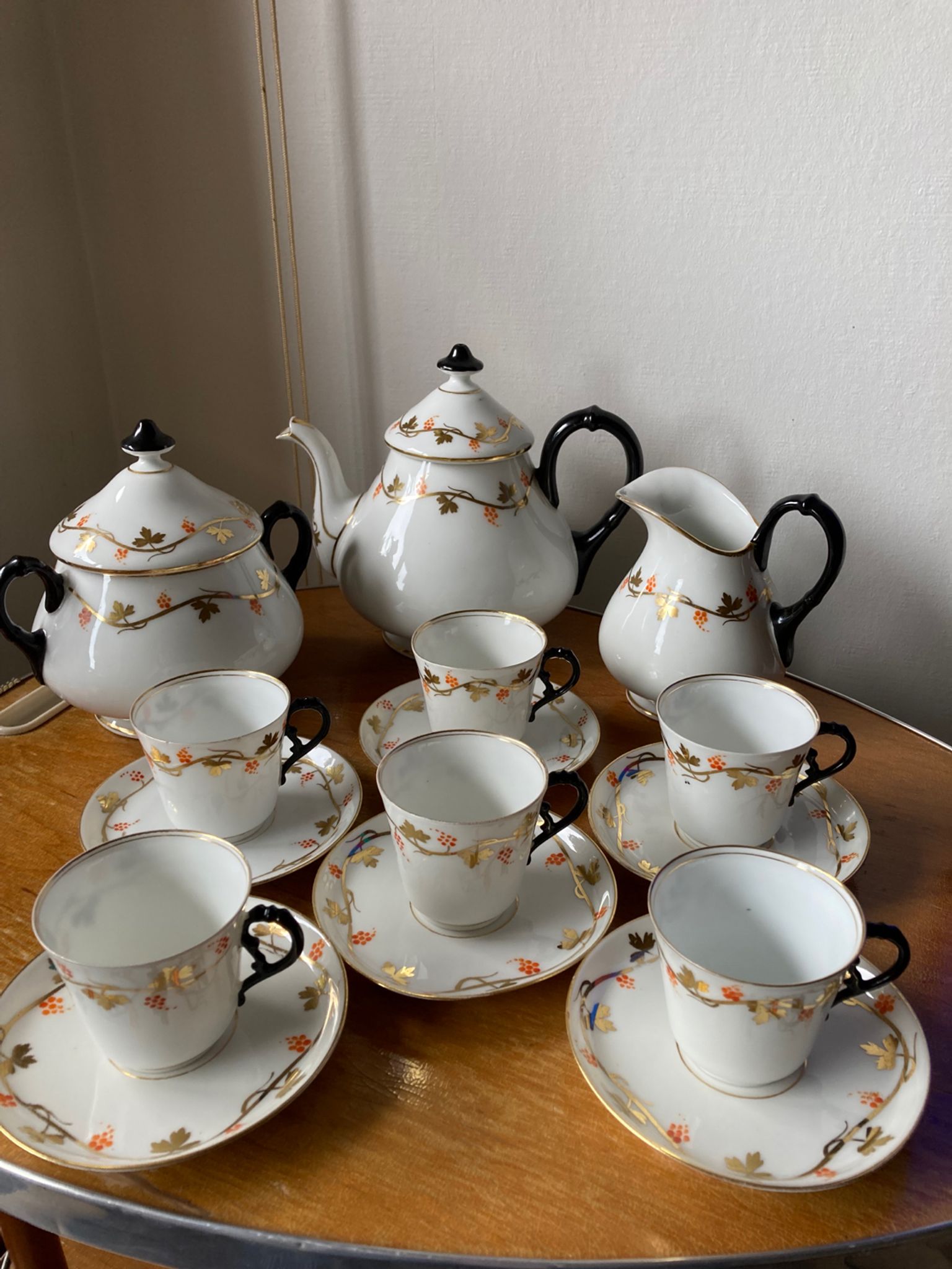 Empire period tea service