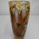 Old glass horn african art senegal lac rose vintage horn glass african art