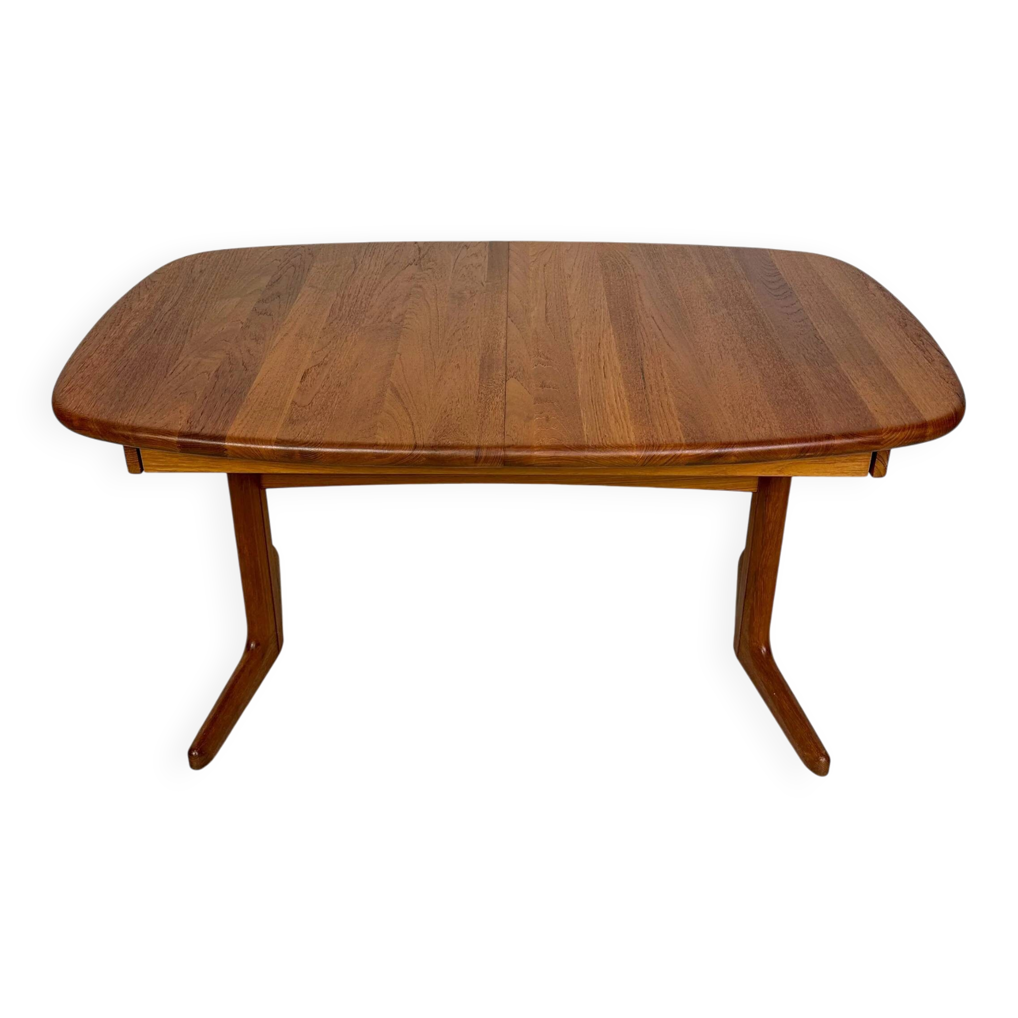 Table de salle à manger extensible en teck Juul Kristensen, design danois vintage des années 1970