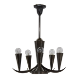 Cubistic Chandelier by IAS, 1910s