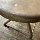 Tabouret à vis Nicolle 1950 en fer brut