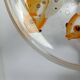 1930s Antique Bohemian Glass Bonbon Dish, Hand blown & painted, Art Deco
