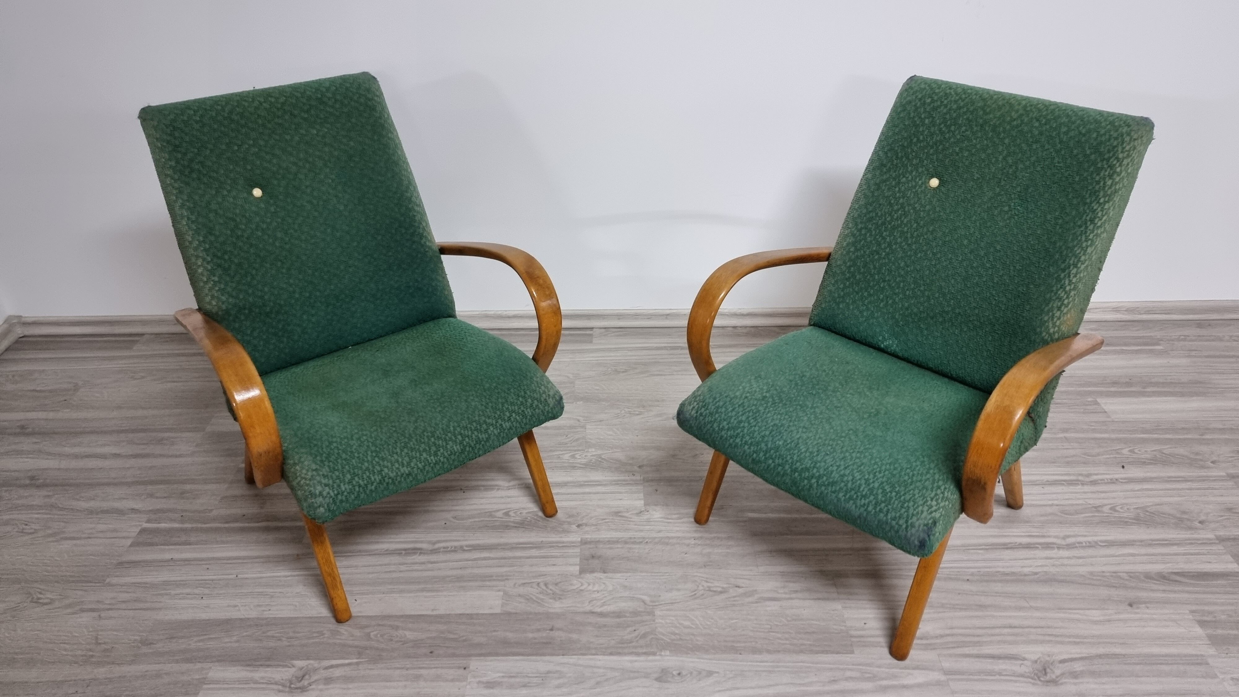 Fauteuils vintage par Jaroslav Smidek, années 1960