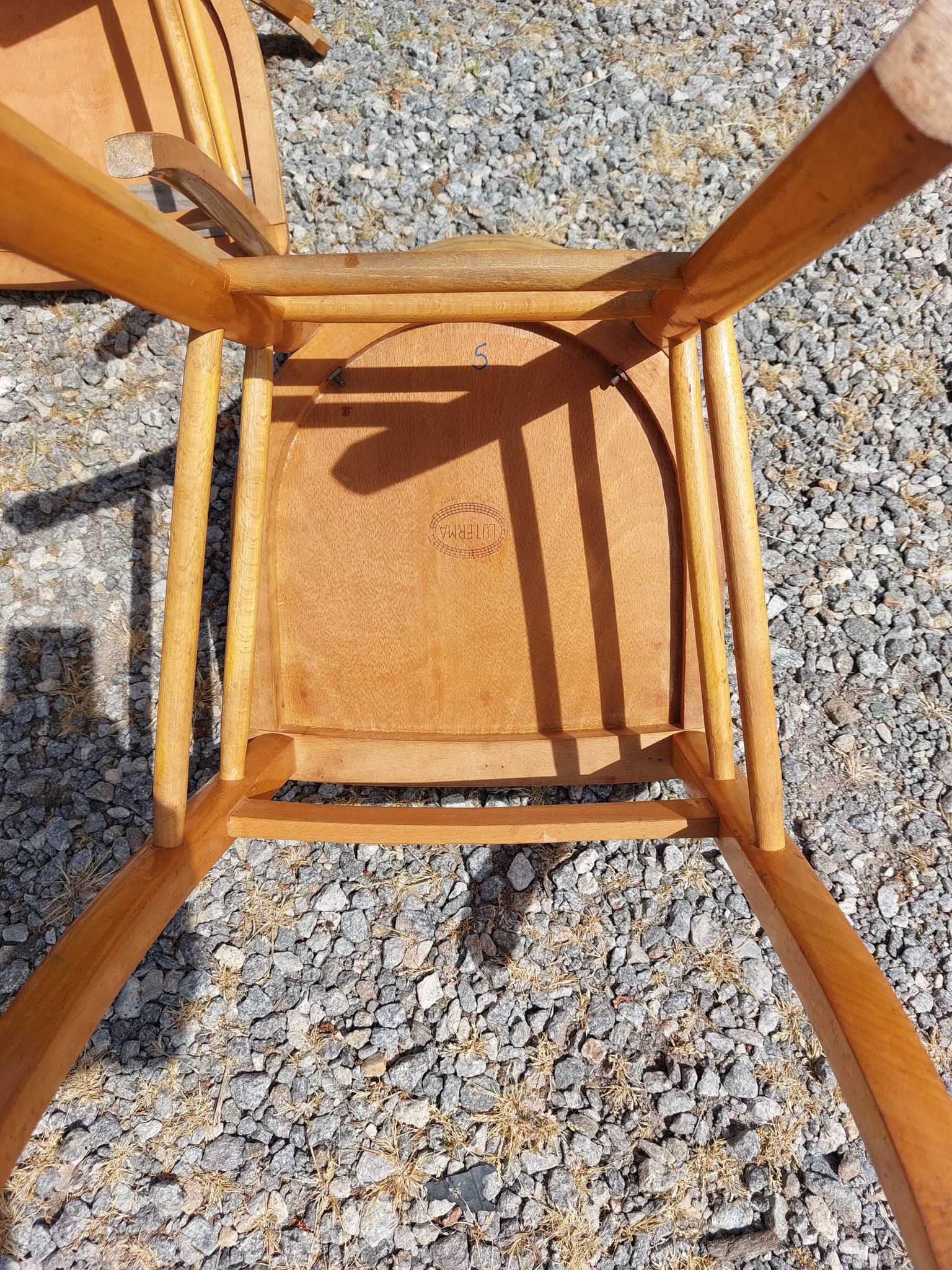 6 Luterma bistro chairs