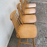 Scandinavian chairs Pinnstol ZPM Radomsko 1950