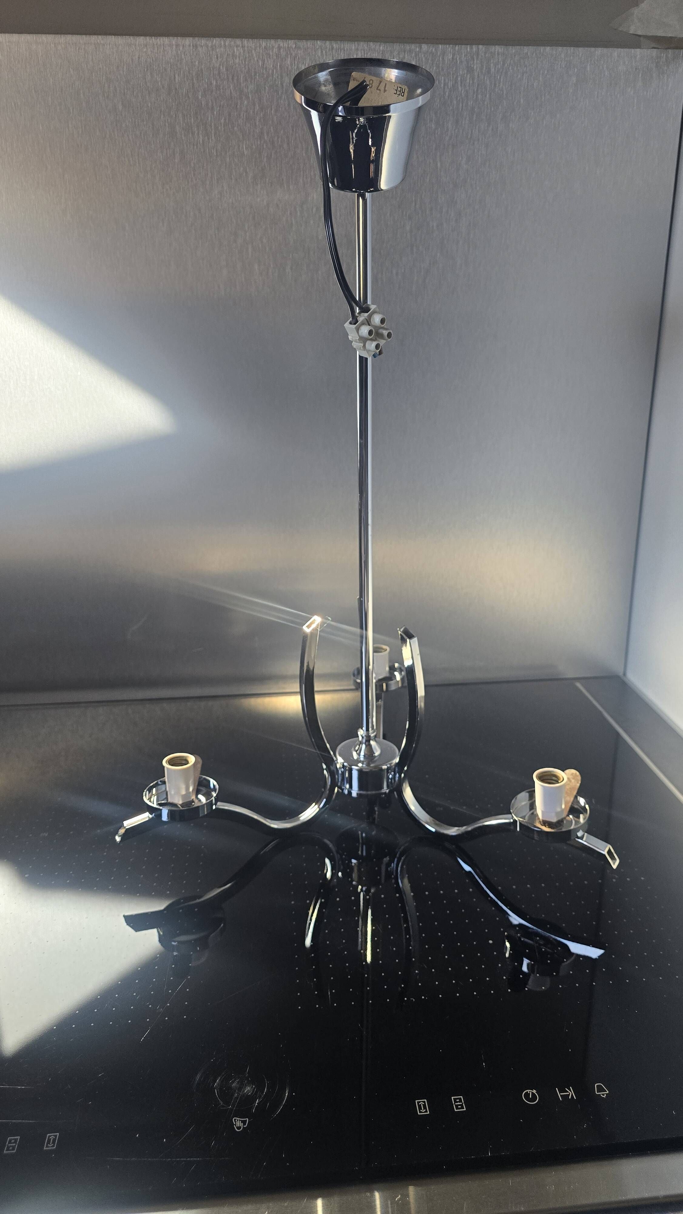 Vintage Space Age Lustre 3 branches - Delmas Montauban (1970s)