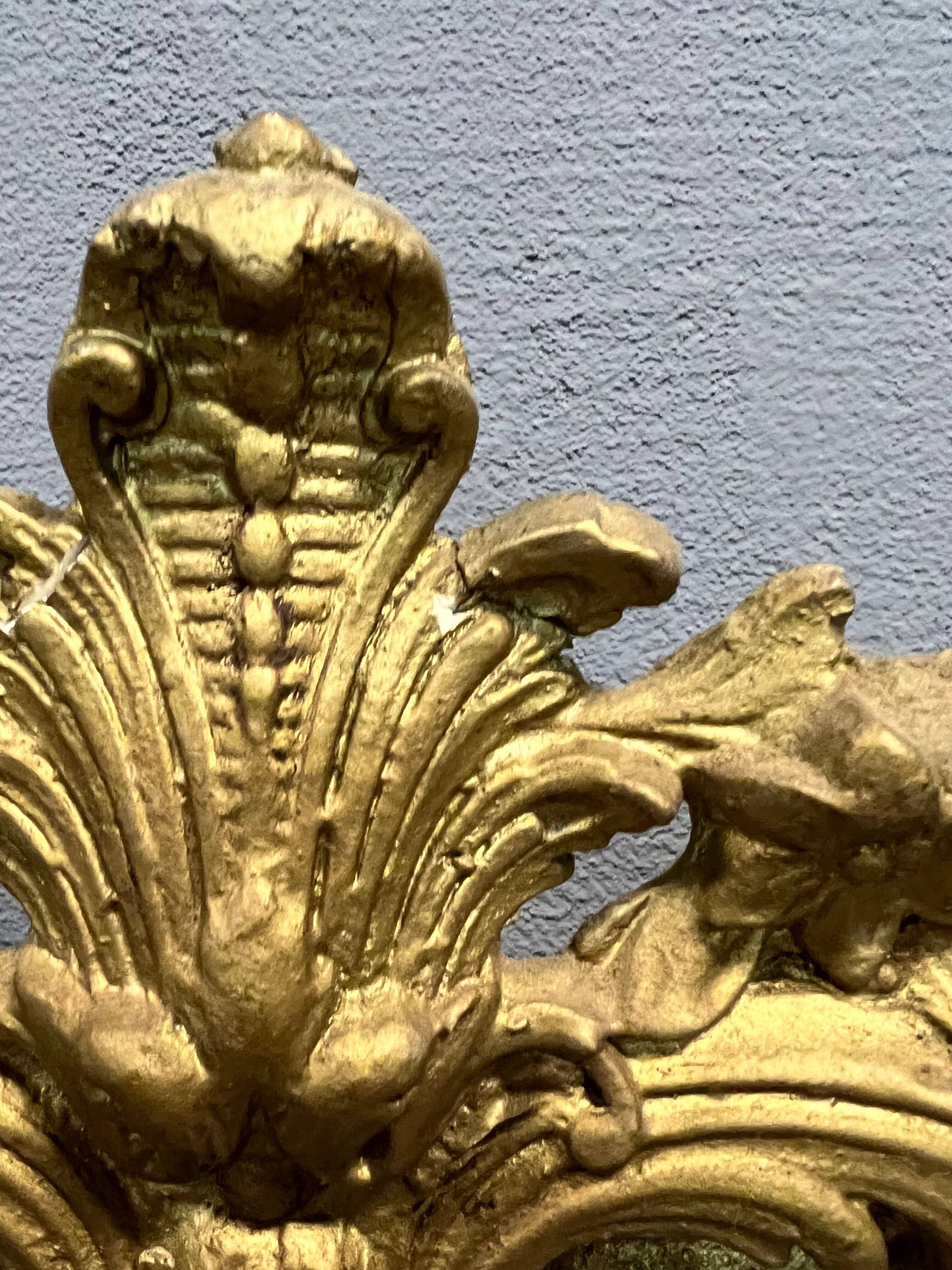 Golden mirror Louis XV - 86x59cm