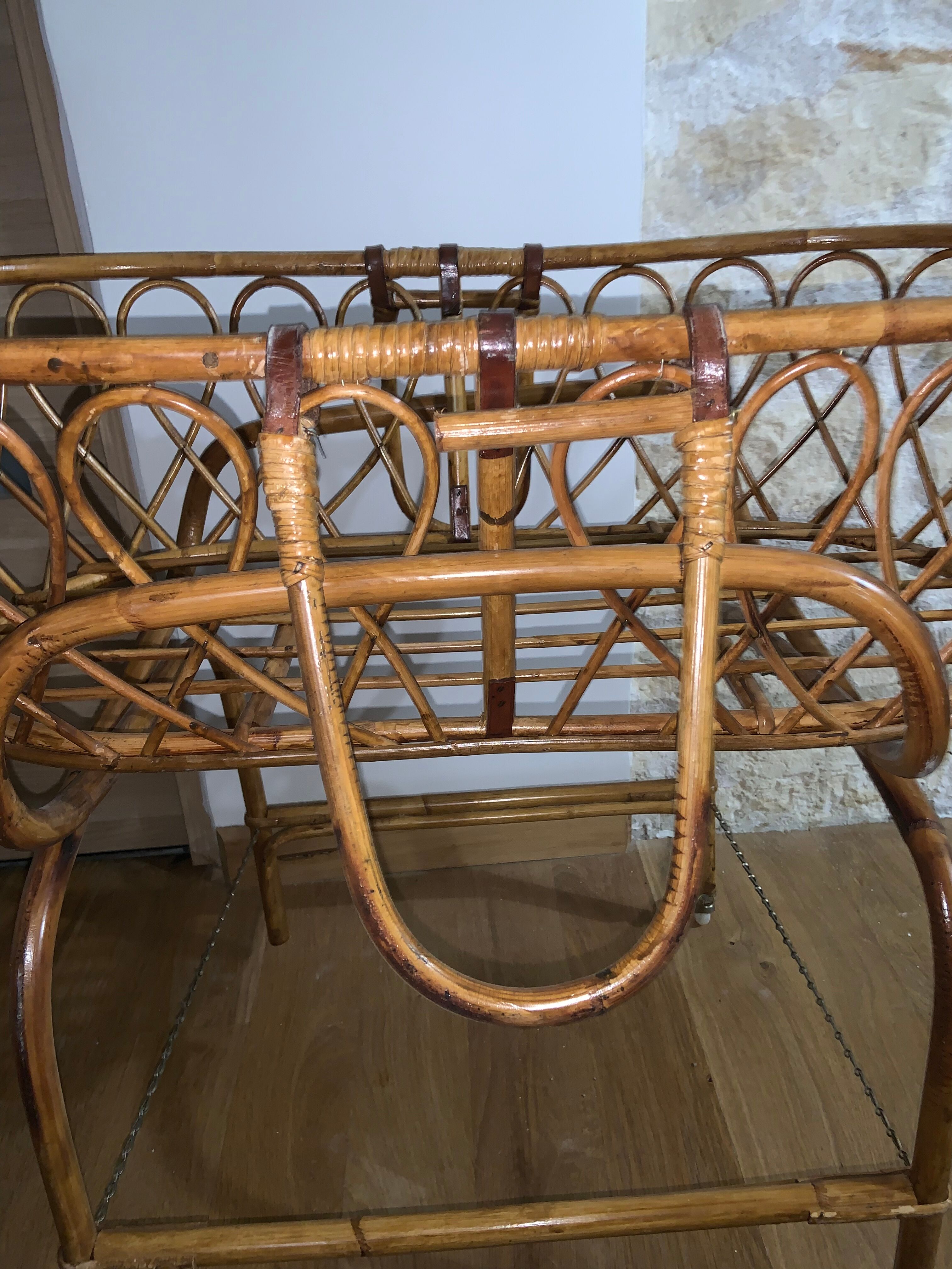 Rattan cradle