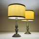 Vintage metal table lamp, Italy 1960s, set of 2