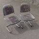Duo of vintage cantilever chairs