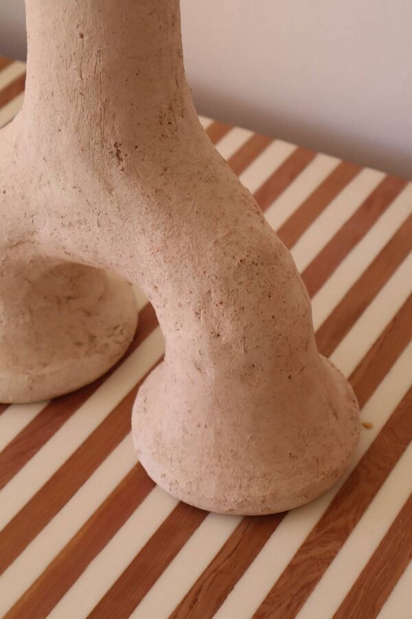 Poterie sculpture en tamegroute brute wabi sabi