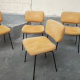 Set de 4 André Simard chairs