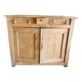 buffet de ferme bois brut aérogommé