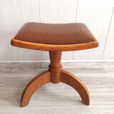 Tabouret de piano pivotant ou siège de coiffeuse du milieu du siècle par Reiner Modell, 1960