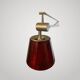 Philippe Starck Archimoon K lamp for Flos 1998 with red collar.