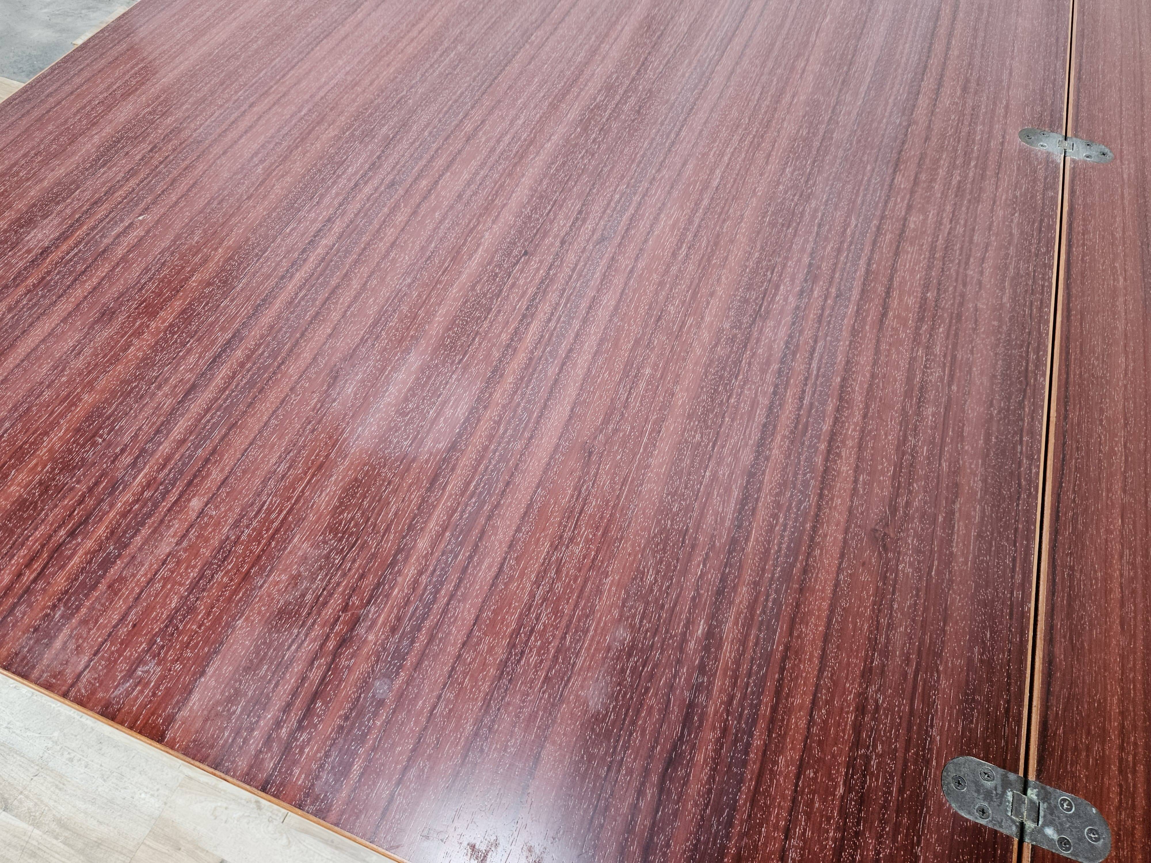 Italian design folding dining table, 1970